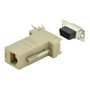 Digitus Adaptador RS 232, DB9 a RJ45, Macho a Hembra, Beige