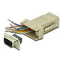 Digitus Adaptador RS 232, DB9 a RJ45, Macho a Hembra, Beige
