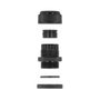 DeLOCK Prensaestopas PG21 para cable redondo negro, 2 piezas