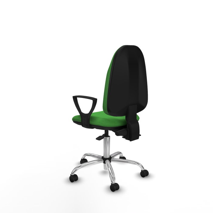 PIQUERAS Y CRESPO Silla de oficina Algarra Verde con mecanismo Asincro