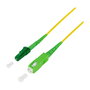 LogiLink Patch Cord de Fibra Simplex OS2 SM G.657.A2 SC/APC a LC/APC, 10 m