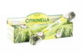 DKD Home Decor Incienso Citronella Antimosquitos para Terraza y Jardín Varillas Verdes 4x4x25cm Set de 20