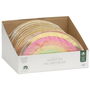 Party Time Juego de 6 Platos Cartón Arcoiris Licorne 27x13.5 cm