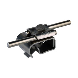 Dehn + Soehne Abrazadera de canalón NIRO para reborde 16-22mm con doble elemento de superposición
