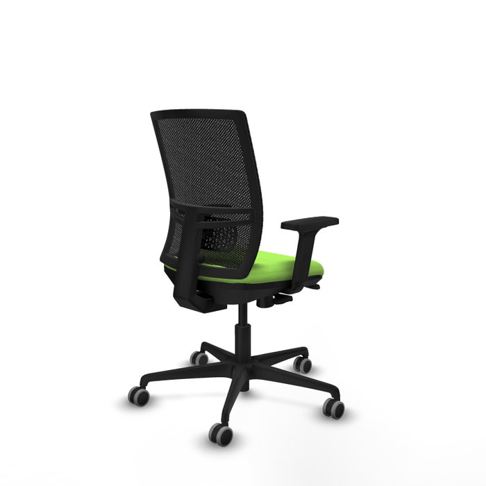 PIQUERAS Y CRESPO Silla de oficina Yunquera Pistacho con malla Negra
