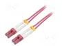 GOOBAY Cable de conexión de fibra óptica OM4 LC/UPC duplex 2m
