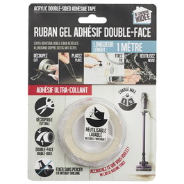 Je cherche une Idee Cinta Adhesiva Doble Cara Espuma Transparente Fijación Extrafuerte 1 M