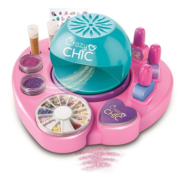 Clementoni Estudio de Uñas Cool Nail Art Se Abre y Se Cierra Incluye Muchos Accesorios 38,5x28,5x7,8 cm