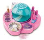 Clementoni Estudio de Uñas Cool Nail Art Se Abre y Se Cierra Incluye Muchos Accesorios 38,5x28,5x7,8 cm