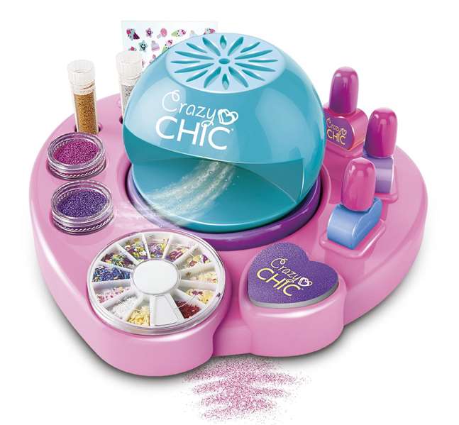 Clementoni Estudio de Uñas Cool Nail Art Se Abre y Se Cierra Incluye Muchos Accesorios 38,5x28,5x7,8 cm
