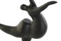 DKD Home Decor Figura de Mujer en Aluminio y Mármol Negro y Blanco