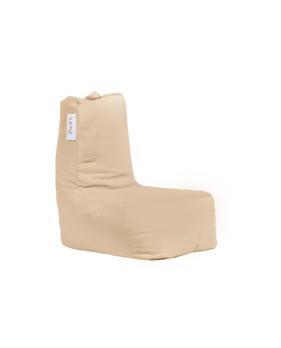 Atelier Del Sofa Bolsa de Frijoles para Jardín Visón - Exterior Impermeable, Poliéster Reciclado, 95x70x40 cm