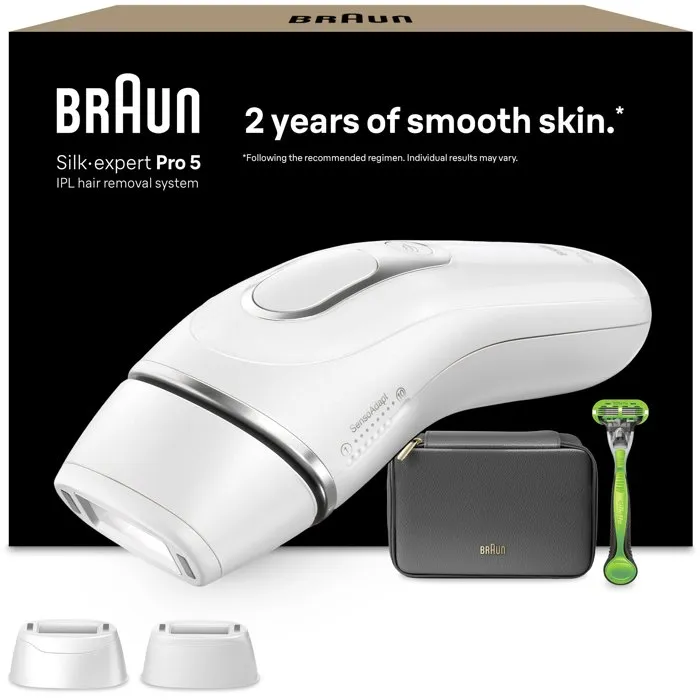 Braun Depiladora de Luz Pulsada IPL PL5145 Blanco, Verde y Negro