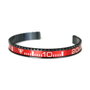 Oyster BK-SUB-RD Pulsera de Acero Inoxidable Rojo