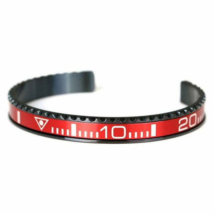 Oyster BK-SUB-RD Pulsera de Acero Inoxidable Rojo