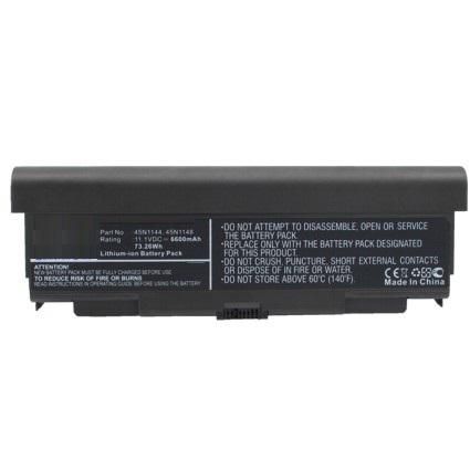 CoreParts Batería para Portátil Lenovo 73.26Wh 9 Celdas Li-ion 11.1V 6600mAh Negra