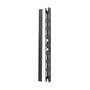EFB Elektronik Panel de gestión de cables PRO-VKM42.GR 42U Negro