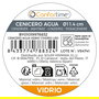Inde Cenicero Agua Vidrio Liso 11.4 x 11.4 x 7.4 cm (24 Unidades)