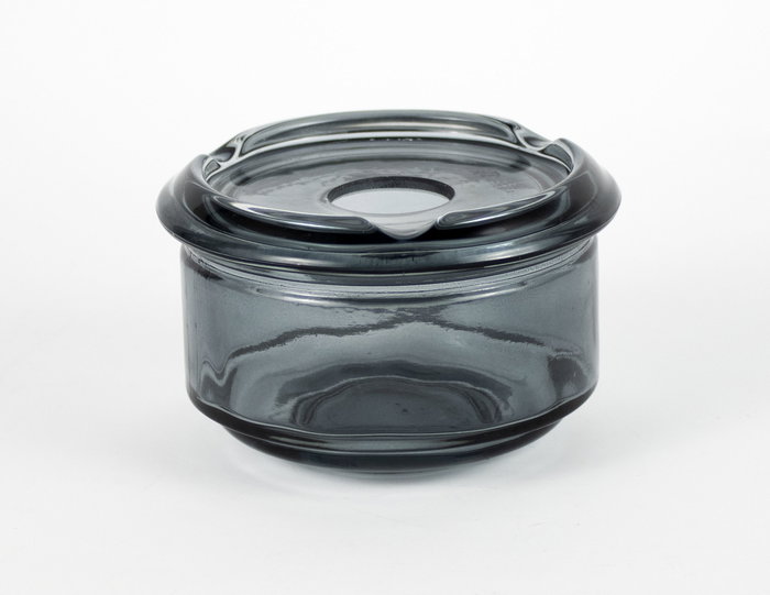 Inde Cenicero Agua Vidrio Liso 11.4 x 11.4 x 7.4 cm (24 Unidades)