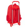 Mochila Escolar con Ruedas Atlético Madrid Rojo 32 x 44 x 16 cm