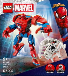 LEGO Marvel 76308 Armadura Robótica de Spider-Man vs. Anti-Venom