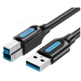 Vention Cable USB 3.0 Tipo-B Macho a USB Tipo-A Macho 5Gbps 50cm Negro COOBD