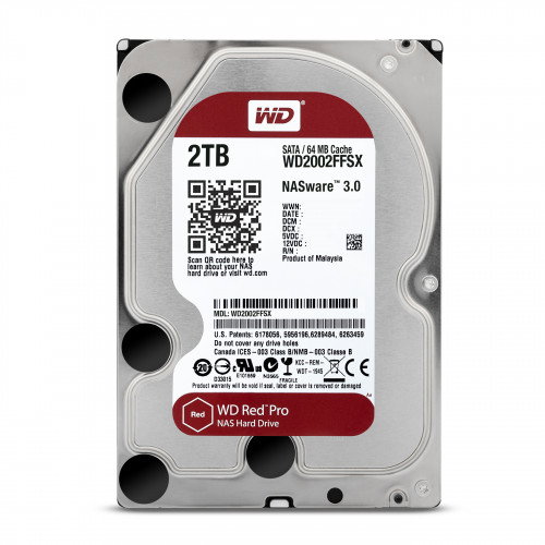 Western Digital WD2002FFSX Disco Duro Interno 3.5" 2TB 7200 RPM SATA III para NAS