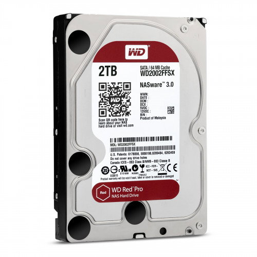 Western Digital WD2002FFSX Disco Duro Interno 3.5" 2TB 7200 RPM SATA III para NAS