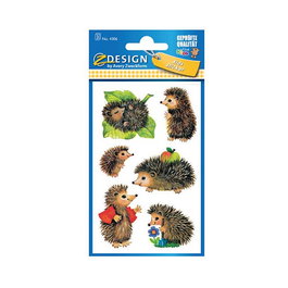 AVERY Zweckform Etiquetas Adhesivas 4306 Igel, 18 Unidades
