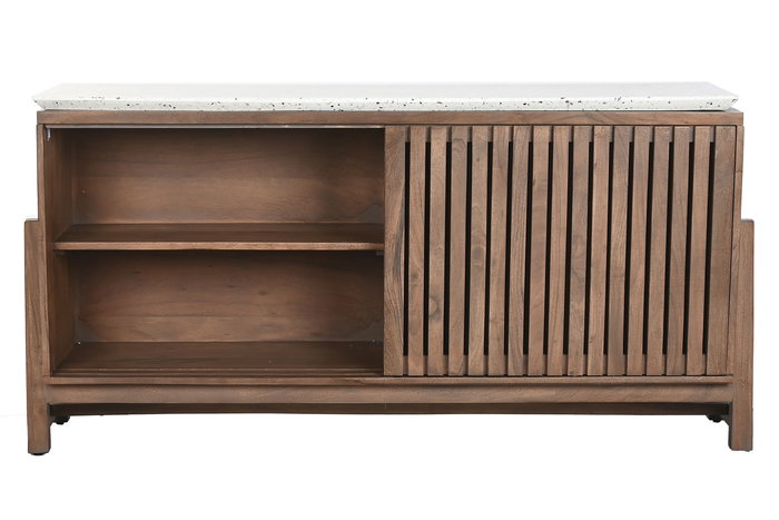 DKD Home Decor Buffet Oriental 146 x 46 x 82 cm Acacia y Terrazo DKD Home Decor Buffet Oriental 146 x 46 x 82 cm Acacia y Terrazo