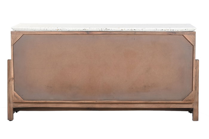 DKD Home Decor Buffet Oriental 146 x 46 x 82 cm Acacia y Terrazo DKD Home Decor Buffet Oriental 146 x 46 x 82 cm Acacia y Terrazo