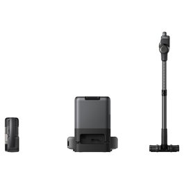 Eufy Robot Aspirador 3 en 1 E20 con LiDAR, Carga y Autovaciado, Negro, 8000 Pa de Succión, WiFi, para Suelos Duros