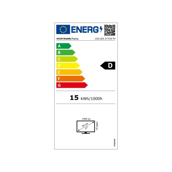 Terra 2772W PV Monitor 27 WQHD IPS Negro