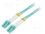 GOOBAY Cable de conexión de fibra óptica OM3 LC/UPC dúplex 1m