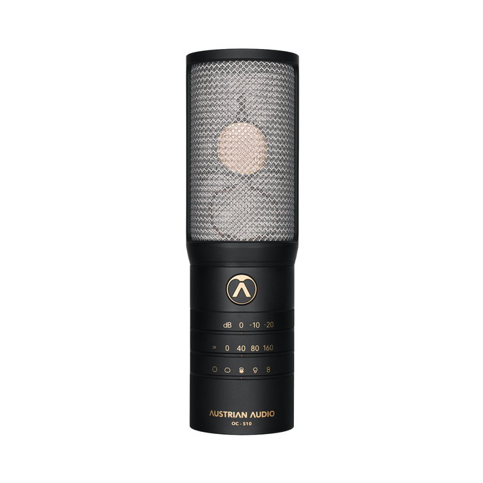 AUSTRIAN AUDIO OC-S10 Micrófono de Condensador de Diafragma Grande para Estudio con Múltiples Patrones Polares y Doble Salida XLR AUSTRIAN AUDIO OC-S10 Micrófono de Condensador de Diafragma Grande para Estudio con Múltiples Patrones Polares y Doble Salida XLR