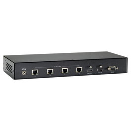 LevelOne HVE-9214PT Transmisor HDMI Extender 4K UHD 4 Canales POE sobre Cat5/Cat6, 100m, 3D, HDCP, Audio 7.1