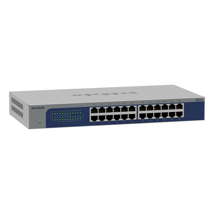 Netgear GS524-300EUS Switch 24 Puertos Gigabit Ethernet No Administrable
