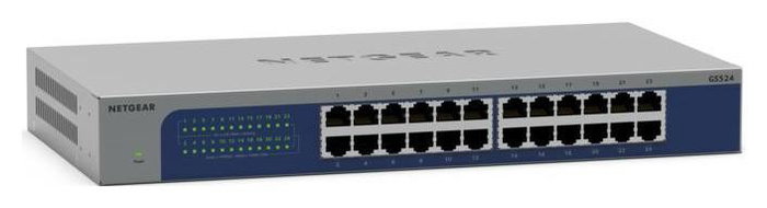 Netgear GS524-300EUS Switch No Administrado 24 Puertos Gigabit Ethernet Gris Netgear GS524-300EUS Switch No Administrado 24 Puertos Gigabit Ethernet Gris