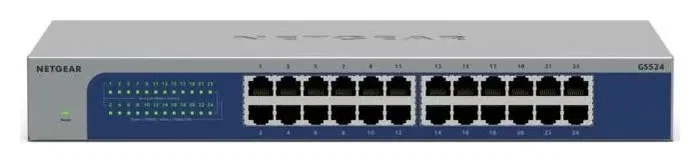 Netgear GS524-300EUS Switch No Administrado 24 Puertos Gigabit Ethernet Gris Netgear GS524-300EUS Switch No Administrado 24 Puertos Gigabit Ethernet Gris