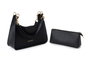 Vince Camuto Bolso Bandolera Procida - Negro Piel de Polivinilo Elegante y Práctico para Mujer