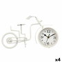 Reloj de Mesa Gift Decor Blanco Bicicleta (4 Unidades)