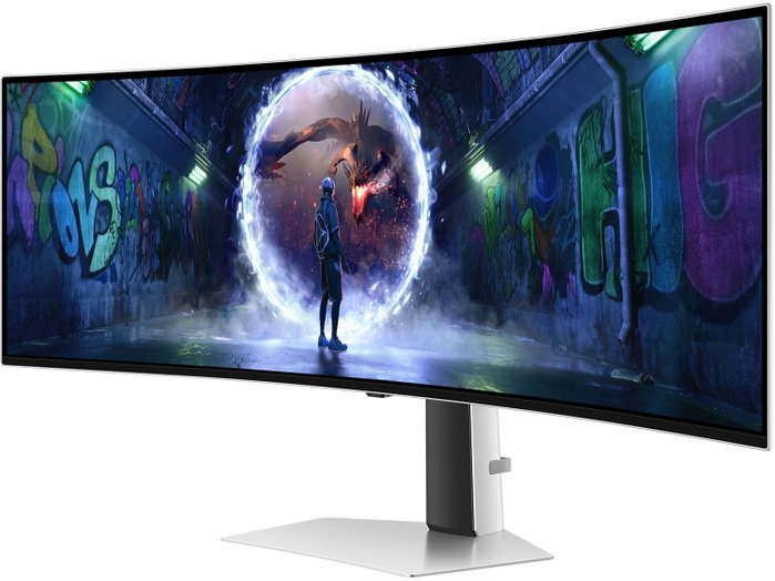 Samsung Odyssey OLED G9 S49DG934SU 49 pulgadas Curvo Dual QHD 240Hz OLED Plata