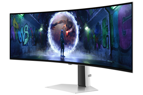 Samsung Odyssey OLED G9 S49DG934SU 49 pulgadas Curvo Dual QHD 240Hz OLED Plata