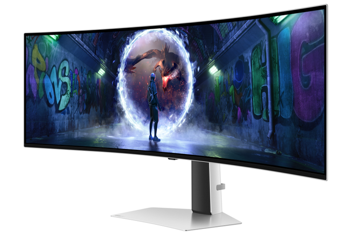 Samsung Odyssey OLED G9 S49DG934SU 49 pulgadas Curvo Dual QHD 240Hz OLED Plata