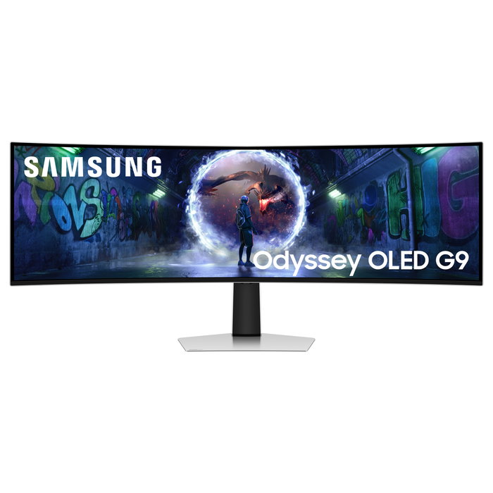 Samsung Odyssey G9 G93SD S49DG934SU Monitor 49" OLED Curvo 5120x1440 Dual QHD 240Hz 0,03ms FreeSync Samsung Odyssey G9 G93SD S49DG934SU Monitor 49" OLED Curvo 5120x1440 Dual QHD 240Hz 0,03ms FreeSync