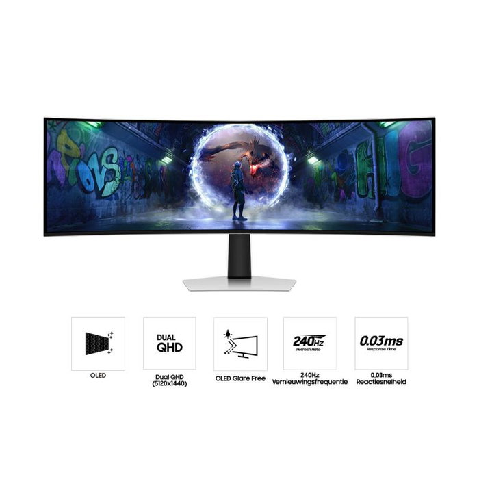 Samsung Odyssey OLED G9 Monitor Gaming S49DG934SU 49" Curvo - LS49DG934SUXEN