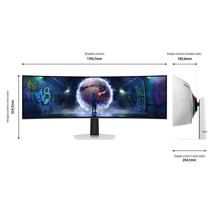 Samsung Odyssey OLED G9 Monitor Gaming S49DG934SU 49" Curvo - LS49DG934SUXEN