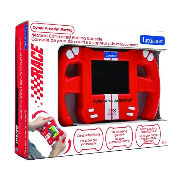 Lexibook AAABR99486 Consola Volante con 30 Juegos Incluidos Pantalla LCD de 5 cm Detección de Movimiento