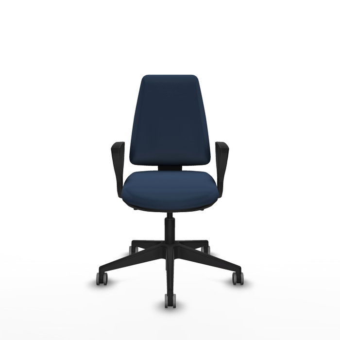 PIQUERAS Y CRESPO Silla de oficina Elche Azul marino con mecanismo Asincro PIQUERAS Y CRESPO Silla de oficina Elche Azul marino con mecanismo Asincro