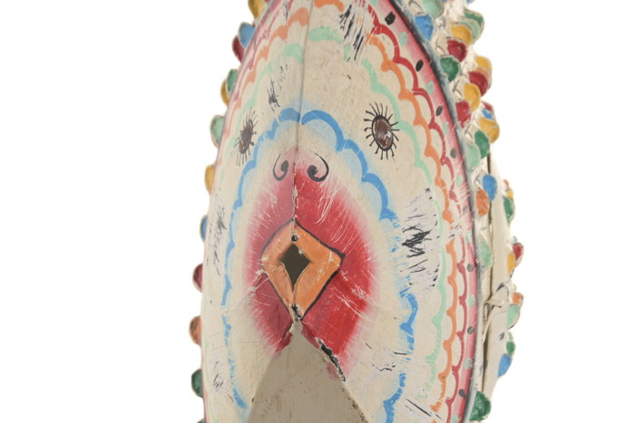 DKD Home Decor Decoración de Metal Blanco y Multicolor DKD Home Decor Decoración de Metal Blanco y Multicolor
